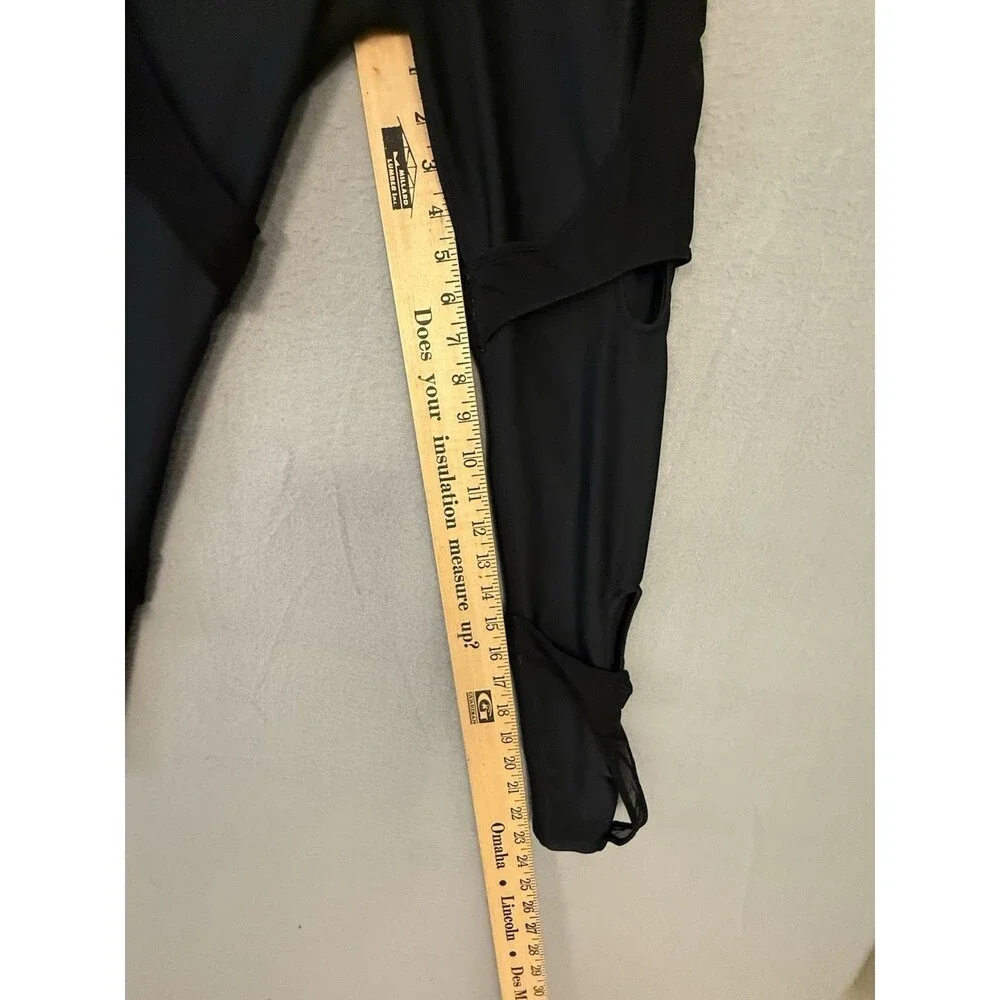 Alo Yoga Black High-Waist Airbrush High Line Mesh Leggings - Size Small